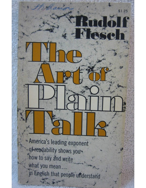 Art of Plain Talk