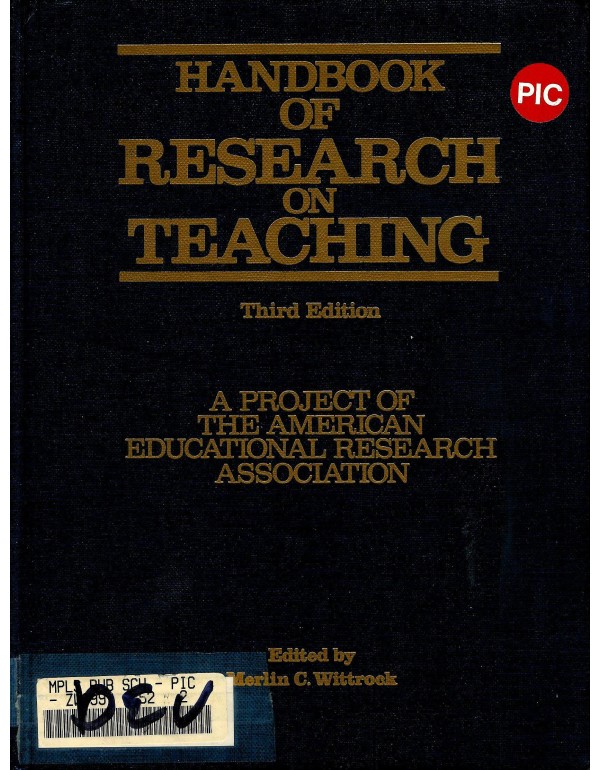 Handbook of Research on Teaching