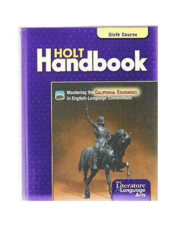 Holt Handbook : Grammar, Usage, Mechanics, Sentenc...