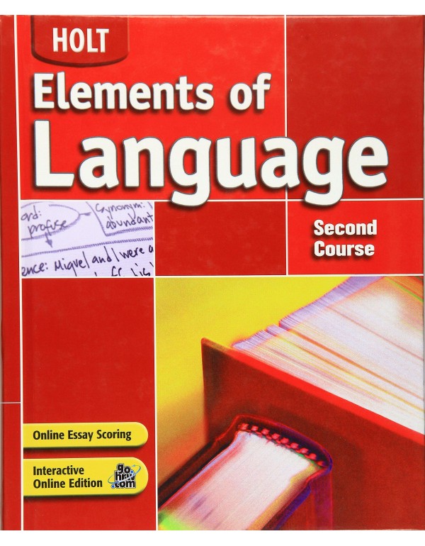 Elements of Language: Student Edition Grade 8 2004