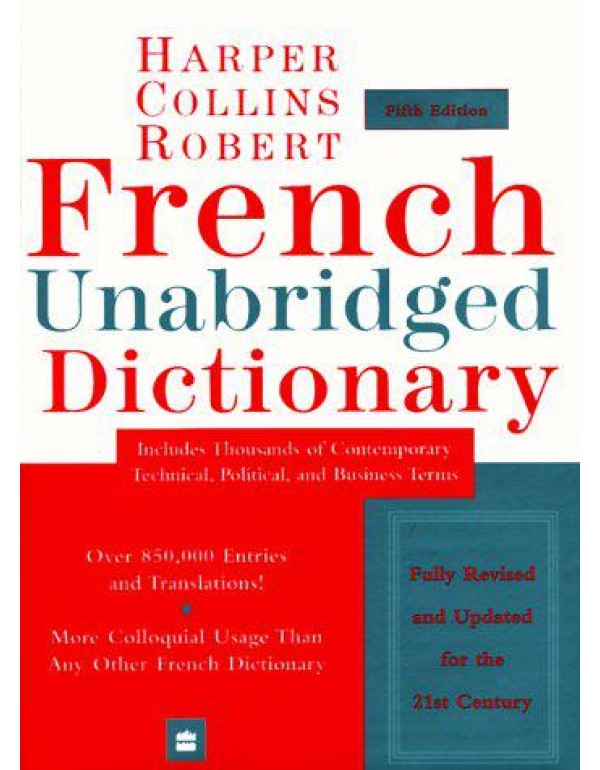 Harper Collins-Robert French Unabridged Dictionary