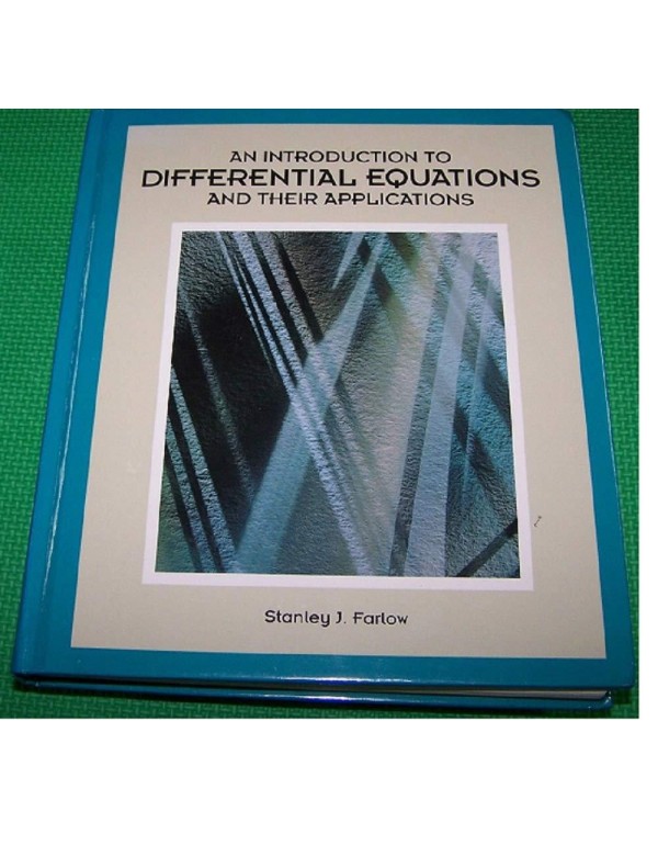 An Introduction To Differential Equations and Its ...