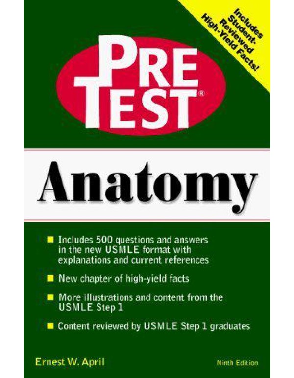 Pretest Anatomy, Ninth Edition (Pretest Basic Scie...