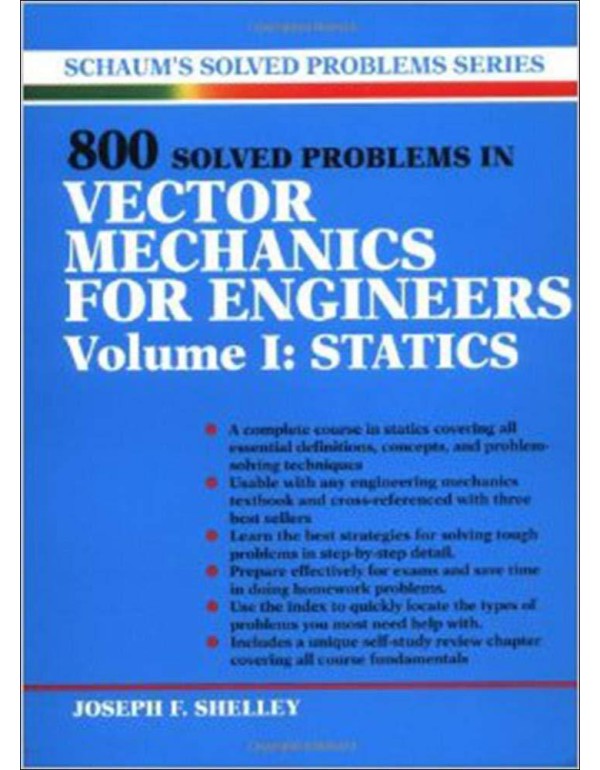 800 Solved Problems In Vector Mechanics for Engine...