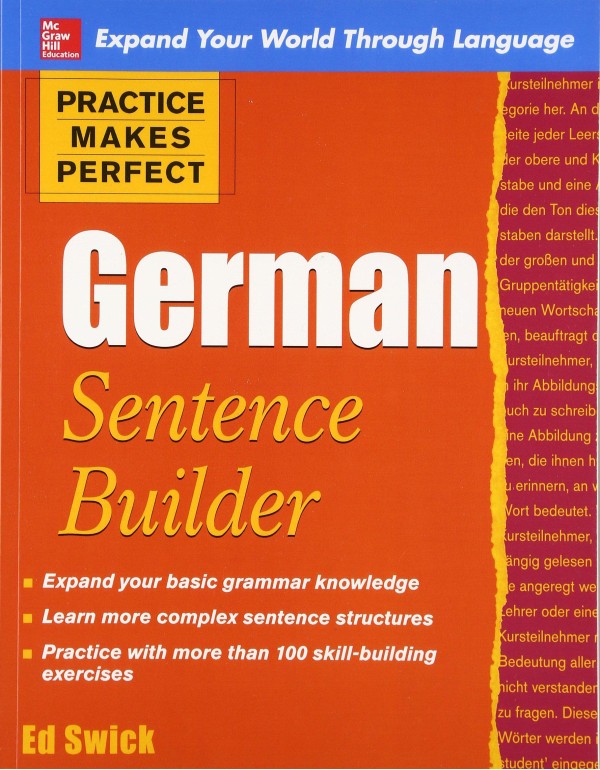 German Sentence Builder (Practice Makes Perfect Se...