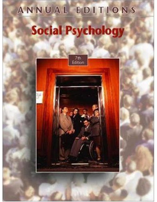 Annual Editions: Social Psychology, 7/e