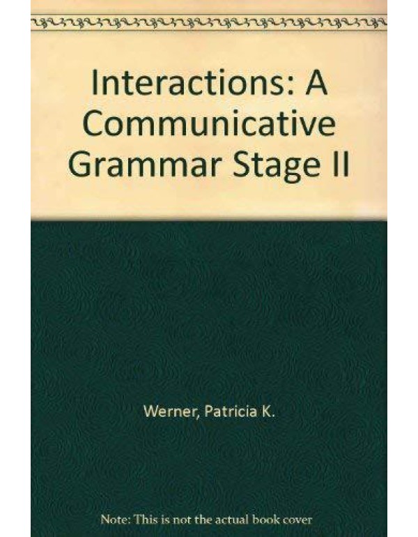 Interactions II: A Communicative Grammar