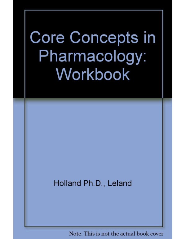 Core Concepts in Pharmacology