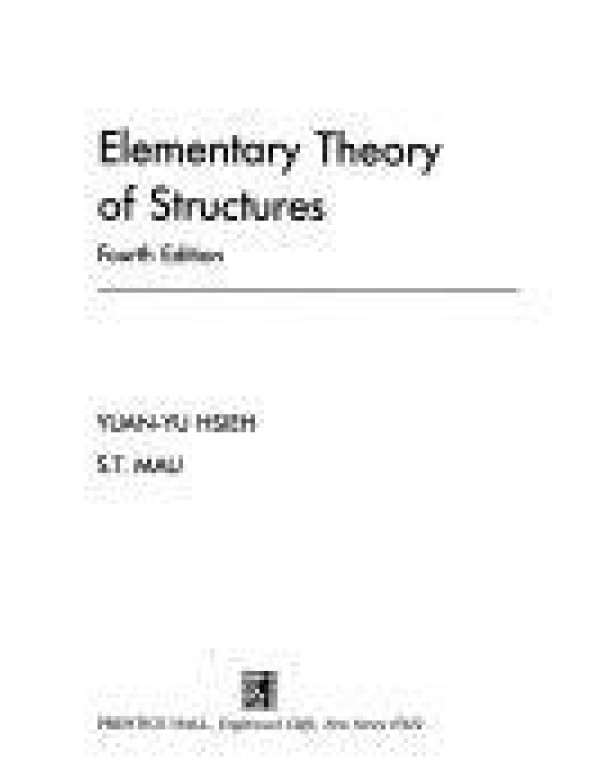 Elementary Theory of Structures/Book and Disk