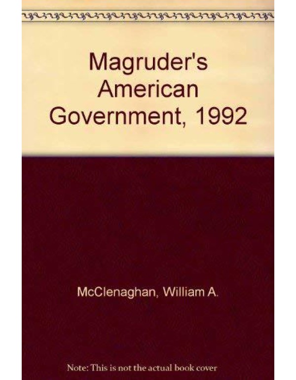 Magruder's American Government, 1992