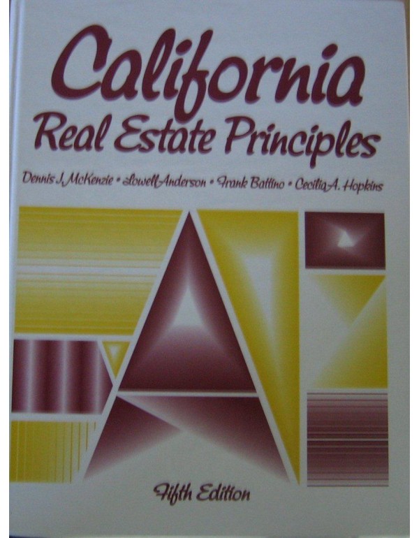 California Real Estate Principles (5th ed) (Prenti...