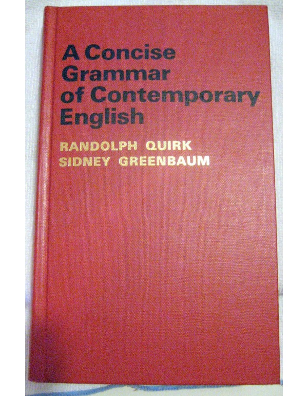 A Concise Grammar of Contemporary English