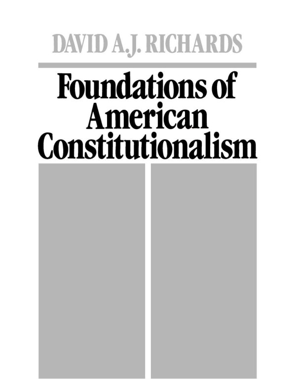 Foundations of American Constitutionalism