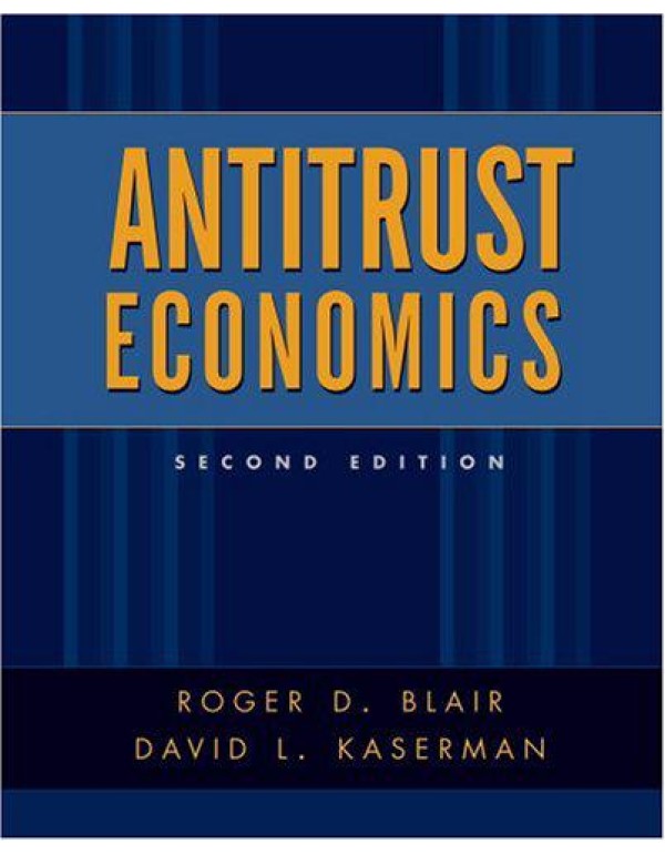 Antitrust Economics