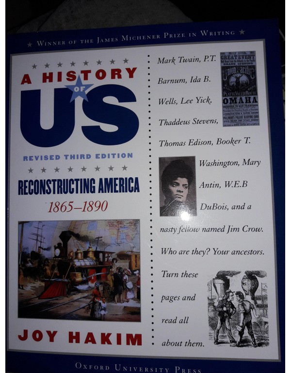 A Reconstructing America: 1865-1890 A History of U...