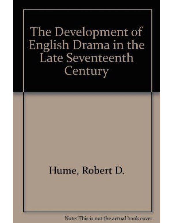 The Development of English Drama in the Late Seven...