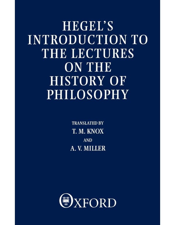 Introduction to the Lectures on the History of Phi...