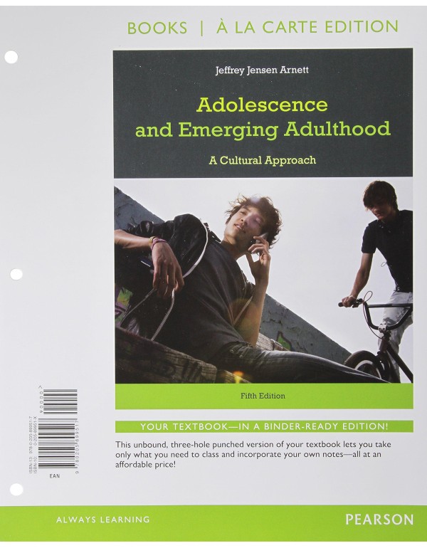 Adolescence and Emerging Adulthood, Books a la Car...