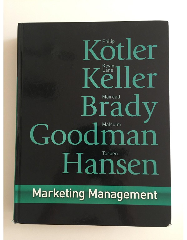 Marketing Management: European Edition