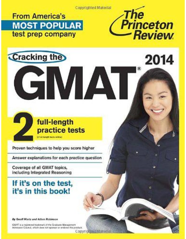 Cracking the GMAT with 2 Practice Tests, 2014 Edit...