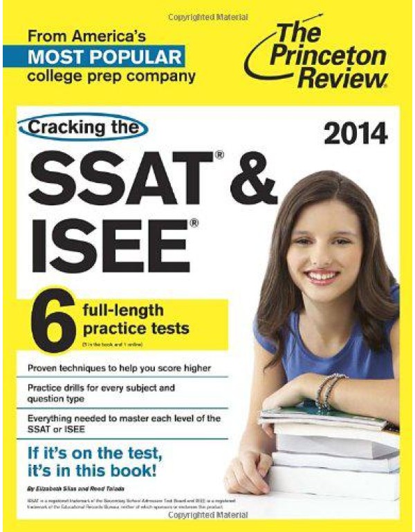 Cracking the SSAT & ISEE: 6 full-length practice t...