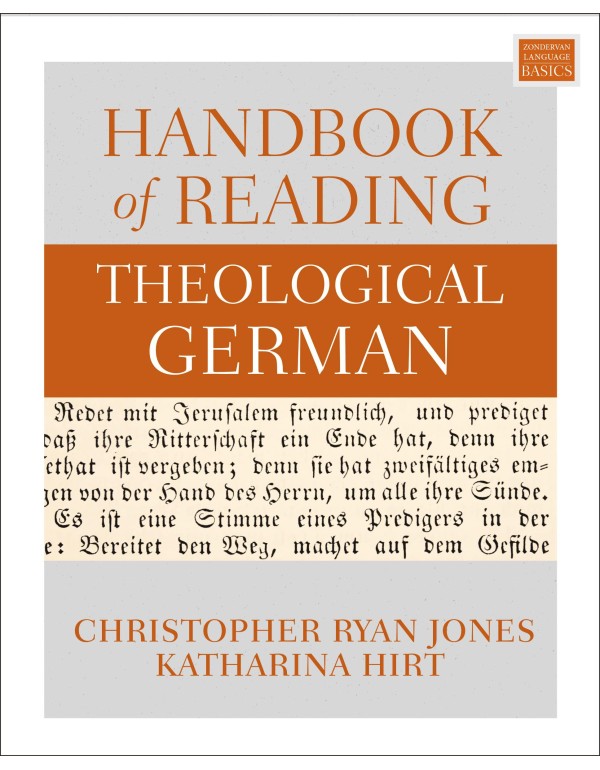 Handbook of Reading Theological German (Zondervan ...