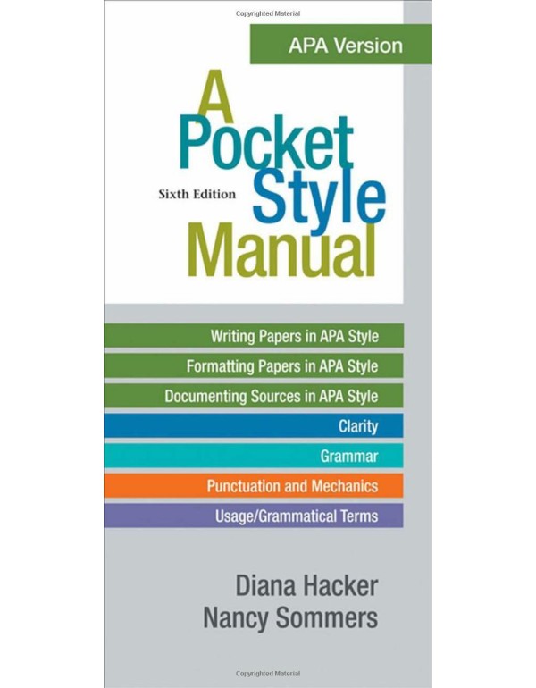 A Pocket Style Manual, APA Version