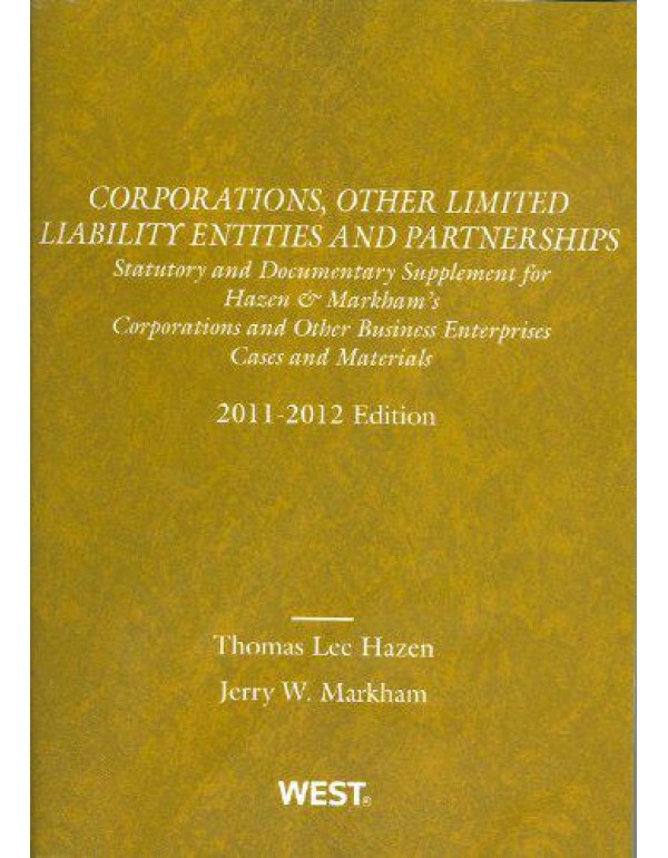 Corporations, Other Limited Liability Entities and...