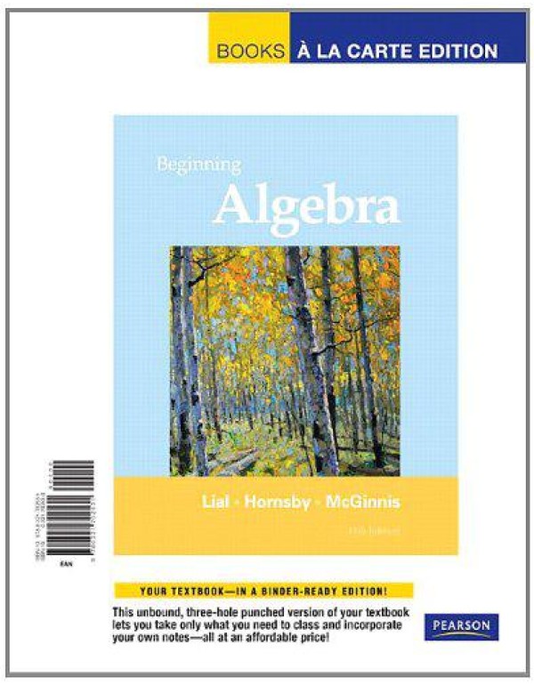 Beginning Algebra: Books a La Carte Edition