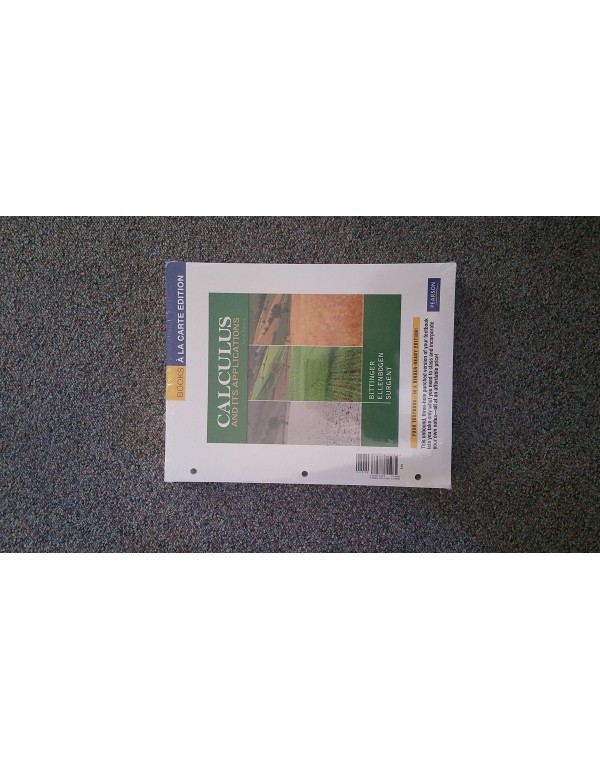 Calculus and Its Applications, Books a la Carte Ed...