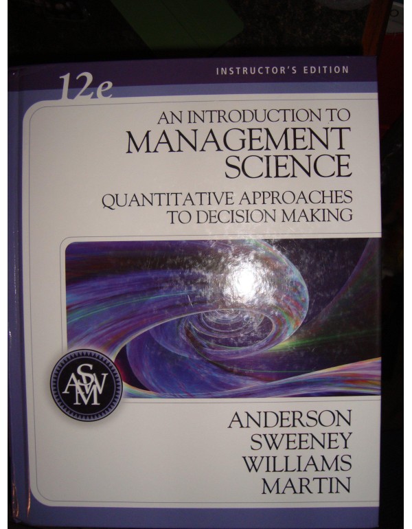 An Introduction to Management Science: Quantitativ...