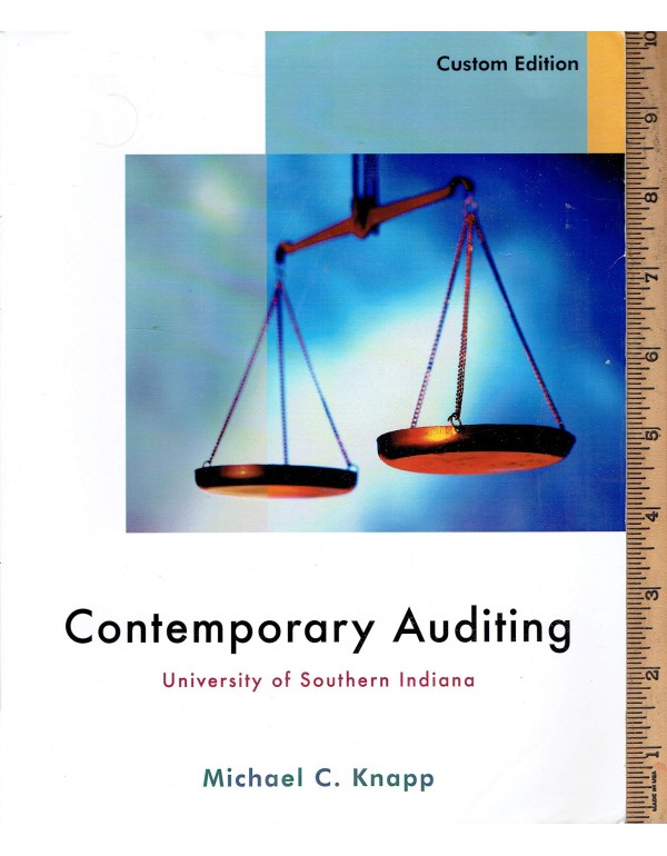 Contemporary Auditing: Real Issues & Cases