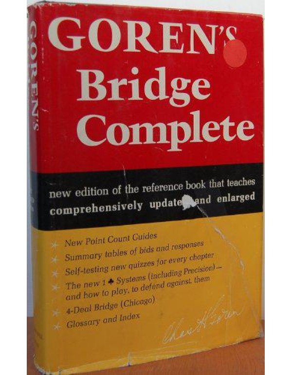 Goren's bridge complete: Completely updated and re...