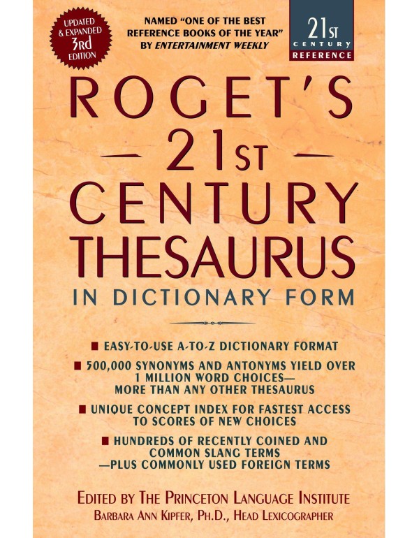 Roget's 21st Century Thesaurus: Updated and Expand...