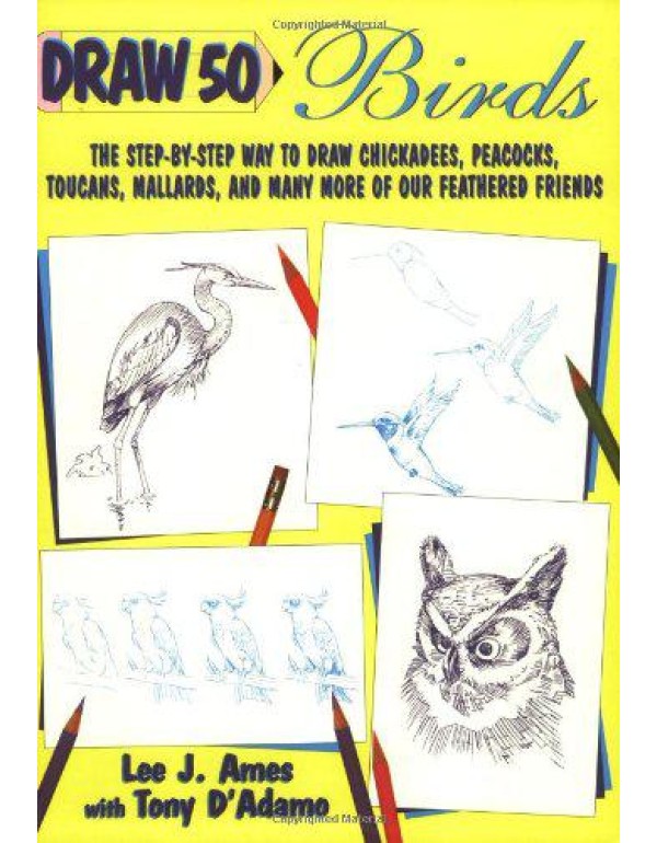 Draw 50 Birds: The Step-by-Step Way to Draw Chicka...