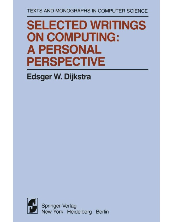 Selected Writings on Computing: A personal Perspec...