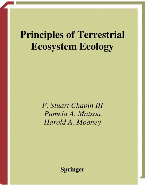 Principles of Terrestrial Ecosystem Ecology