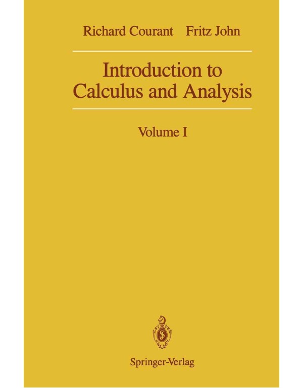 Introduction to Calculus and Analysis, Vol. 1 (Cla...