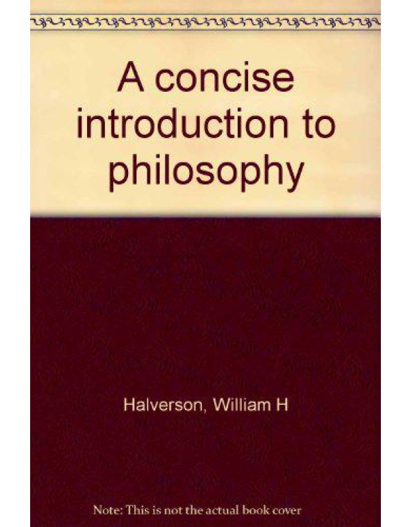 A concise introduction to philosophy