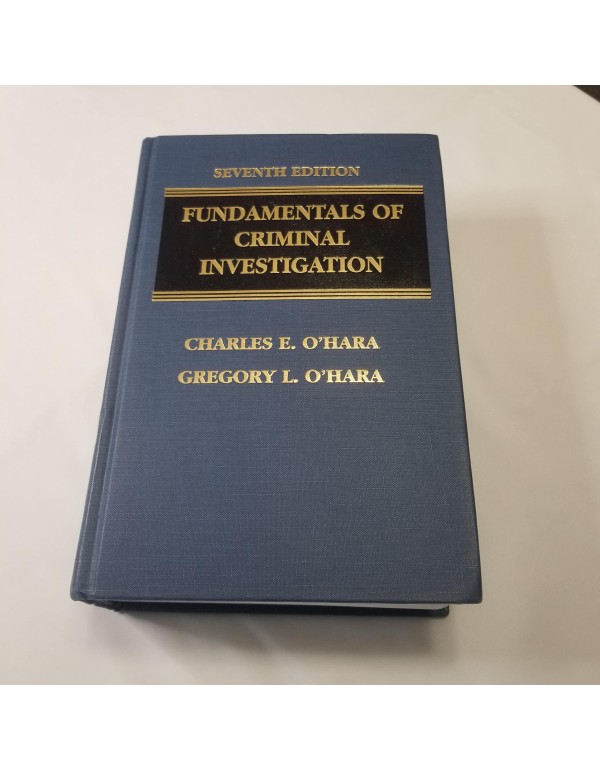 Fundamentals of Criminal Investigation