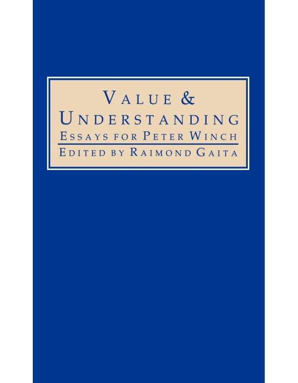 Value and Understanding: Essays for Peter Winch