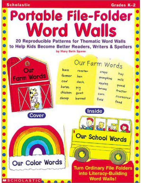 Portable File-Folder Word Walls: 20 Reproducible P...