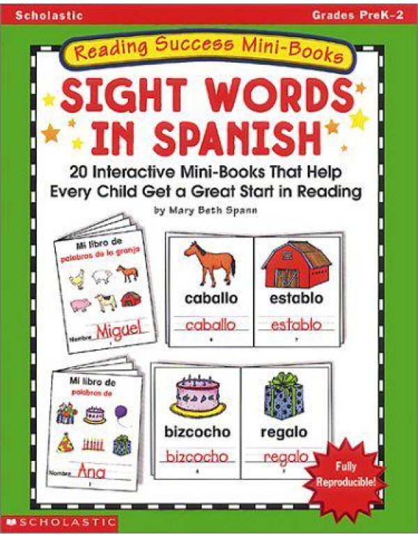 Reading Success Mini-books: Sight Words In Spanish