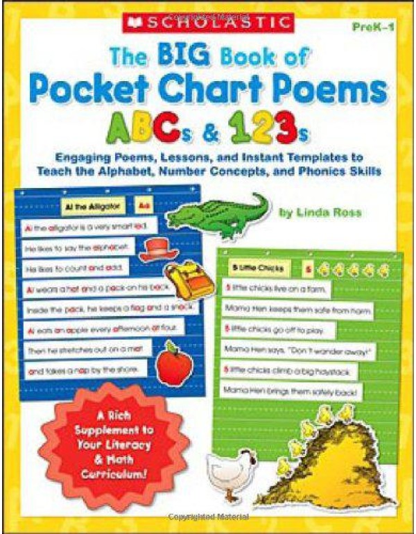 Big Book of Pocket Chart Poems: ABCs & 123s: Engag...