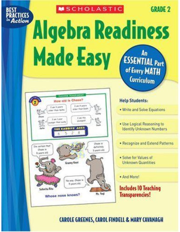 Algebra Readiness Made Easy: Grade 2: An Essential...