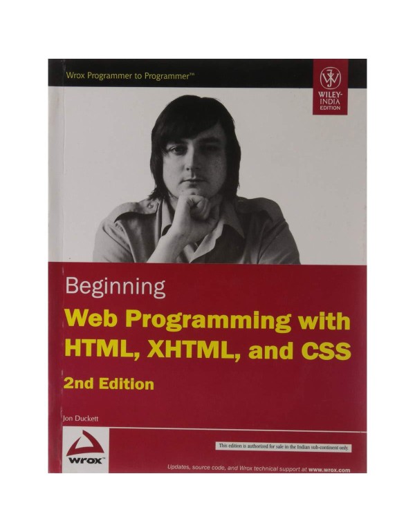 Beginning Web Programming with HTML, XHTML, and CS...