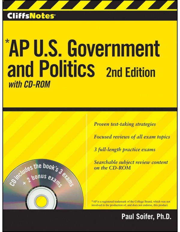 CliffsNotes AP U.S. Government and Politics with C...