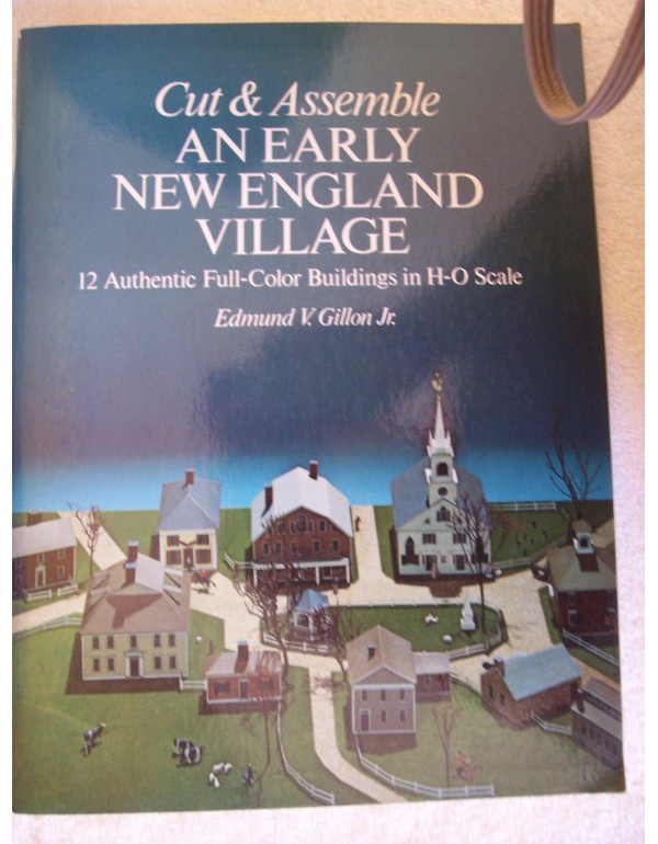 Cut and Assemble an Early New England Village: 12 ...