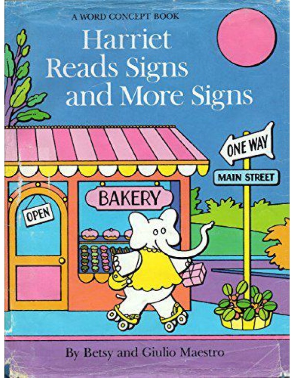 HARRIET READS SIGNS RLB (Word Concept Book)