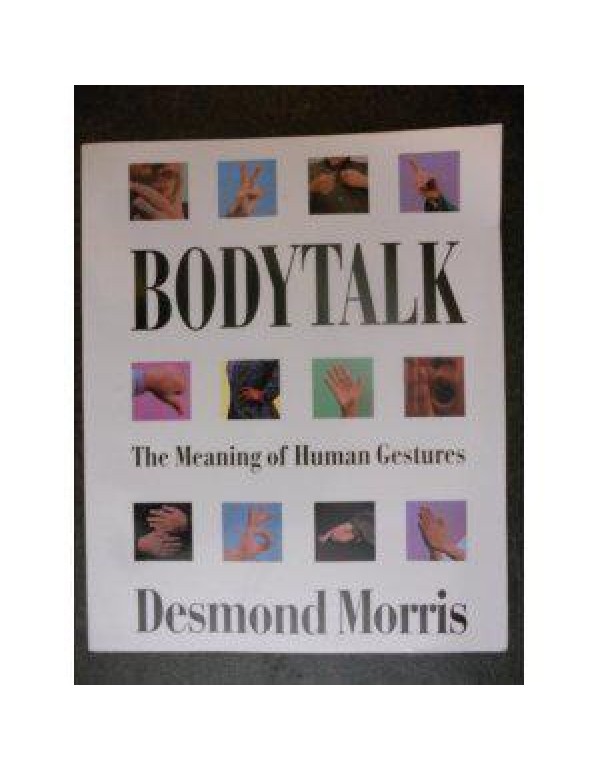 Bodytalk: The Meaning of Human Gestures